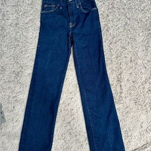 Good American Indigo Straight Leg Jeans